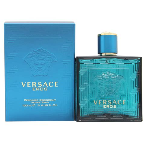 versace eros 100 ml perfumed deodorant|versace eros deodorant spray.